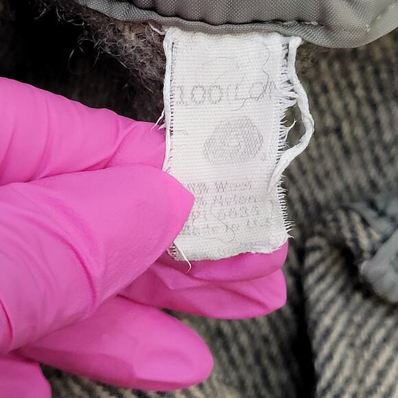 Vintage 80s MOD Flannel Button Shirt Small 20x27 Gray Jacket Shacket Heavyweight - Picture 8 of 14